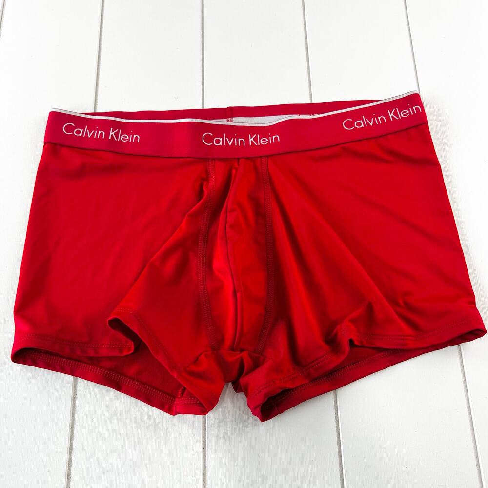 Calvin Klein Red Boxer Brief Underwear Size Large